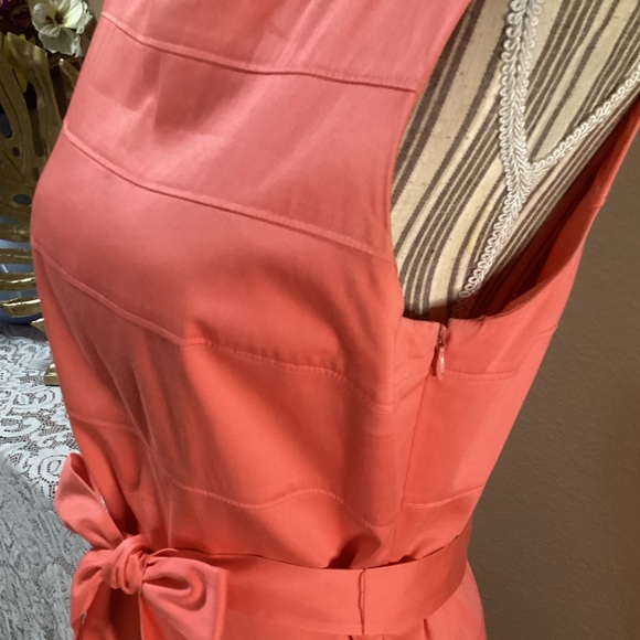 CALVIN KLEIN Chic Coral Sleeveless Dress - Picture 6 of 12